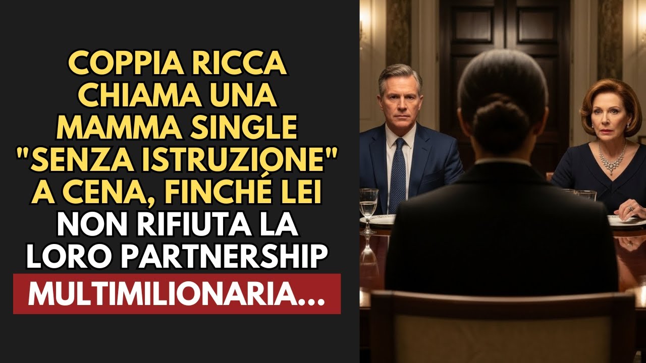 Coppia Ricca Chiama Una Mamma Single 