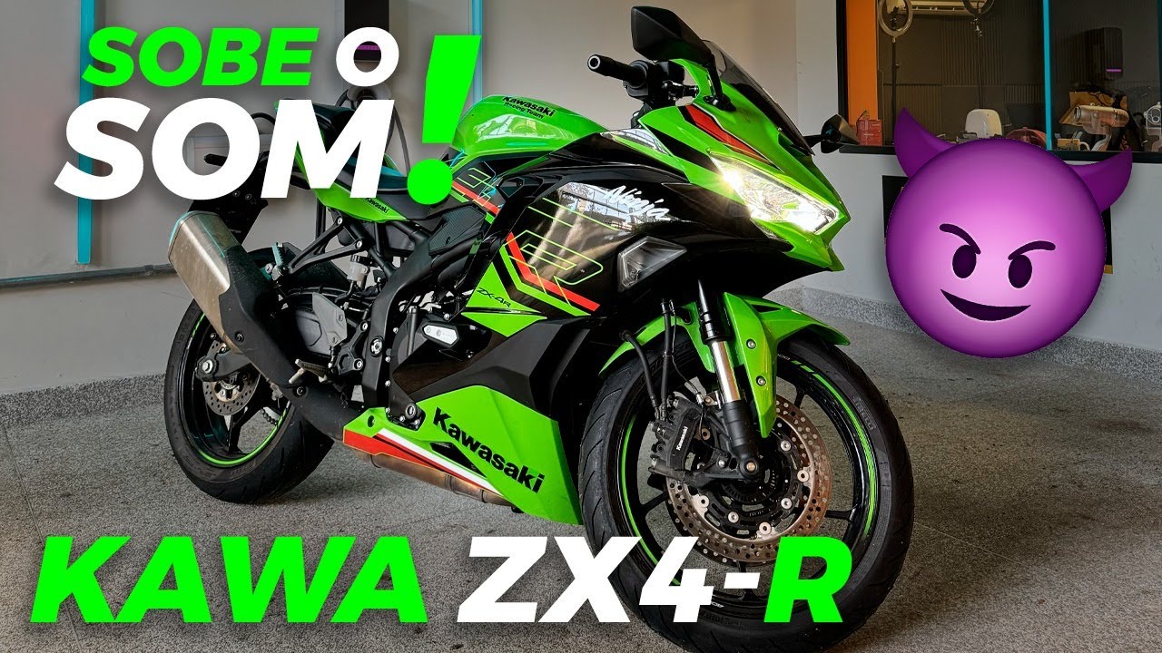 16.000 RPM! A FRENÉTICA Kawasaki Ninja ZX4-R é DIVERSÃO PURA por R