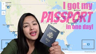 How to Get Your PASSPORT in One Day! | Same Day Passport Service | Tips and Tricks