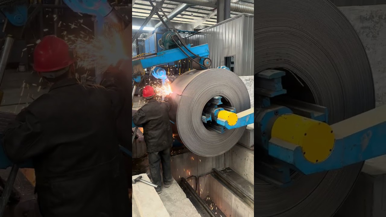 Large tube mill packing line