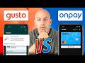 Gusto vs OnPay | Best Automated Pay Run Tools Ranked