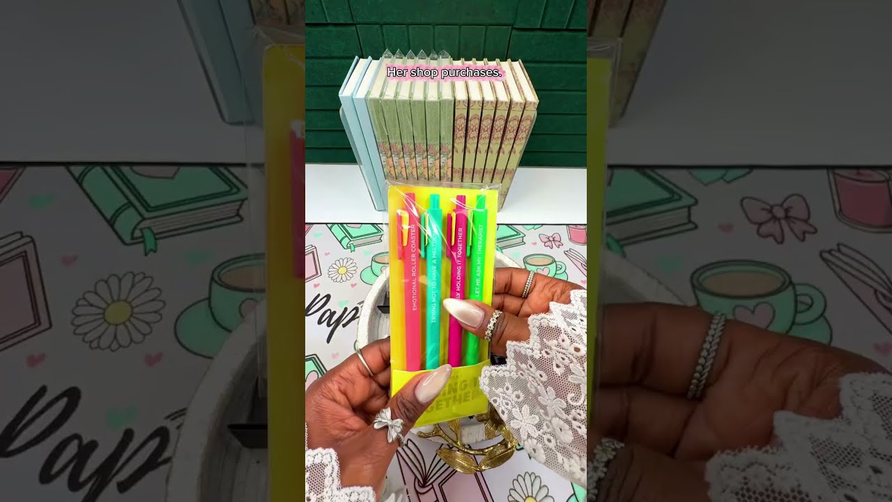 Pink & Orange Joy 🩷🧡 | LauraLee’s 30-Item Mystery Journaling Jumble (ASMR)