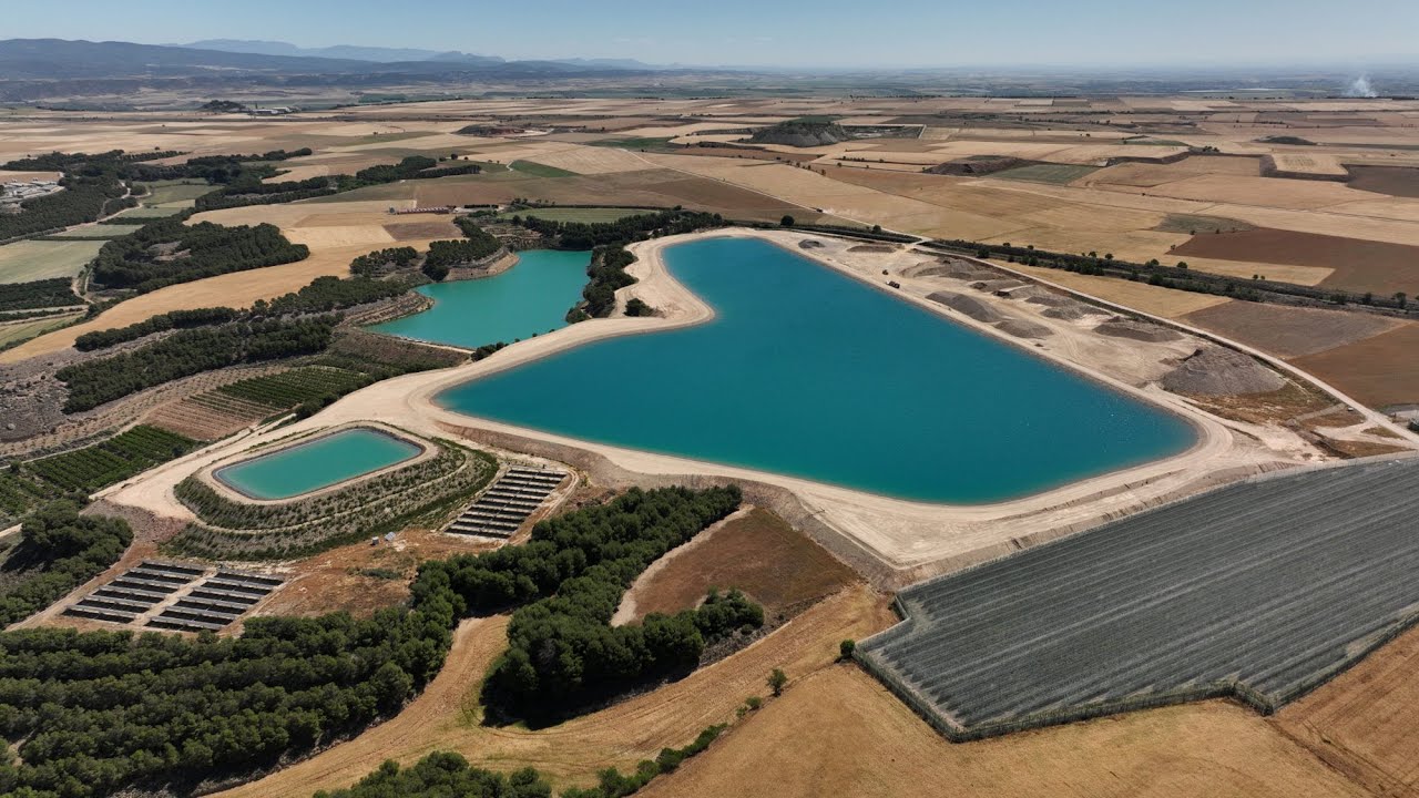 Finalització de la construcció d'embassament a Almenar