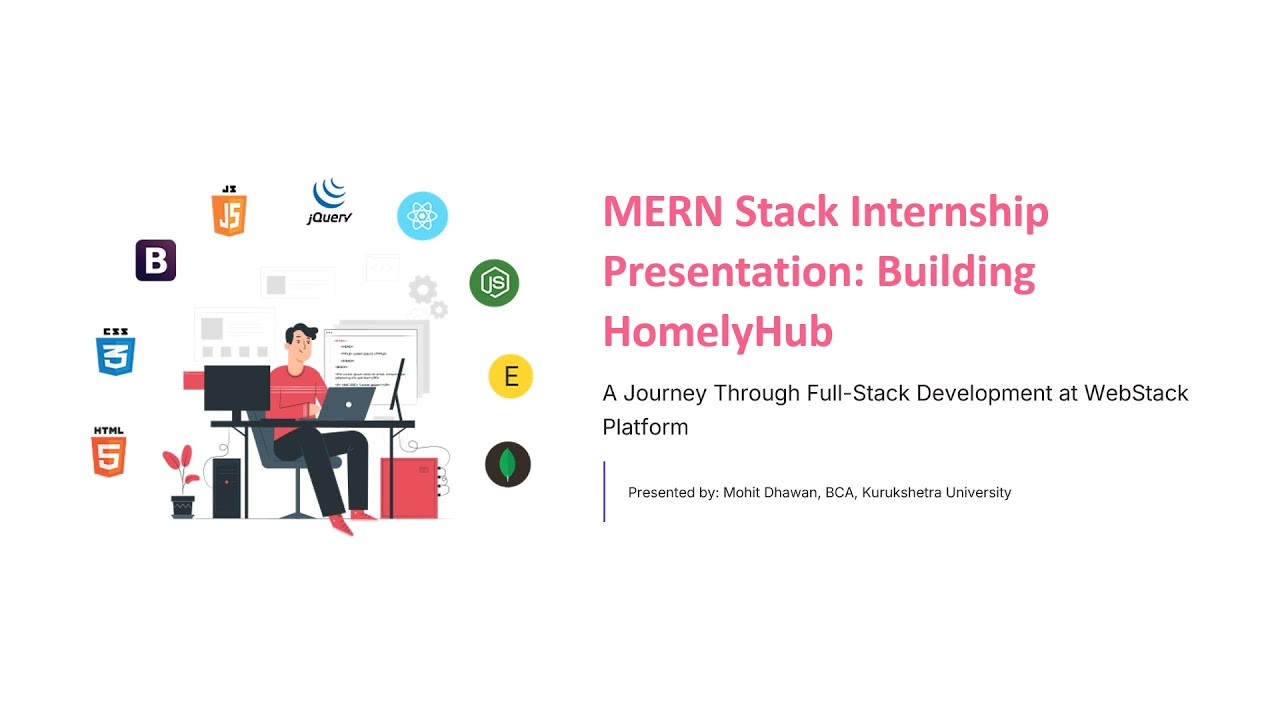 MERN Stack Internship | HomelyHub Project | WebStack Platform - YouTube