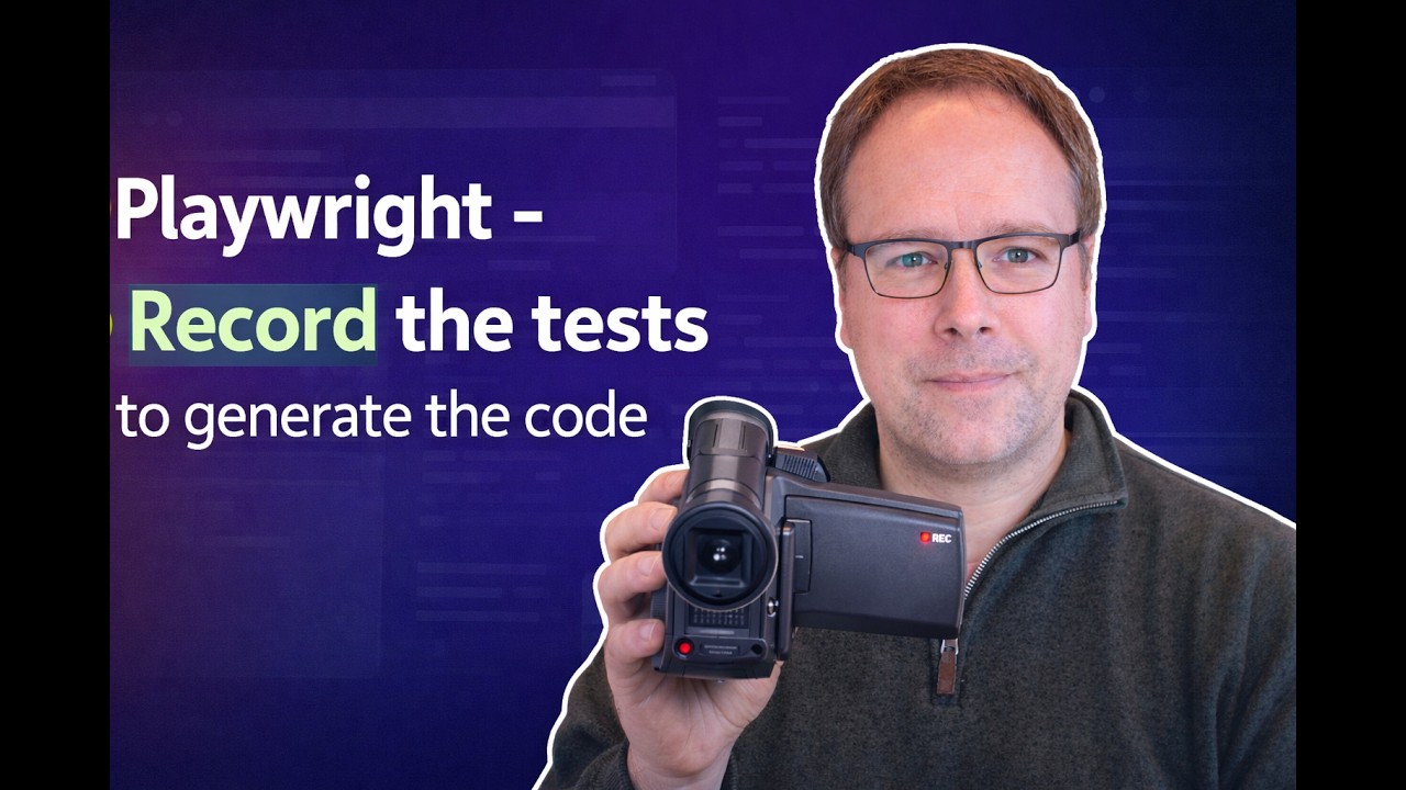 Playwright Record the tests to generate the code - YouTube