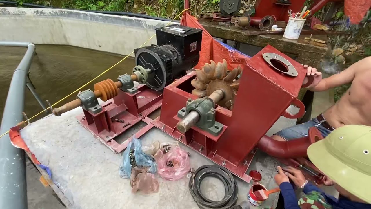 Thuỷ Điện Mini 40-50Kw - Thi Công Lắp Đặt Trọn Bộ Tuabin Và Điều Tốc (CK365 Technology)