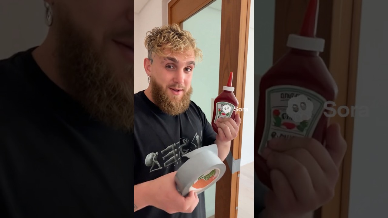 Джейк пытается защитить свой дом от призраков с помощью клейкой ленты и кетчупа 💀