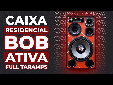 Caixa Bob Residencial Trio Som Pioneer Bluetooth red