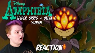 NOOO NOT MARCY AGAIN! ~  AMPHIBIA S3 EP7 REACTION (Spider Sprig +Olivia & Yunan)