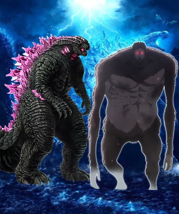 Evolved Godzilla vs Attack on Titan#godzilla#aot#monsterverse#titan