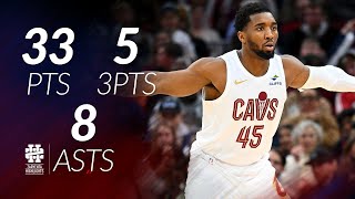 Donovan Mitchell 33 pts 5 threes 8 asts vs Kings 25/26 season