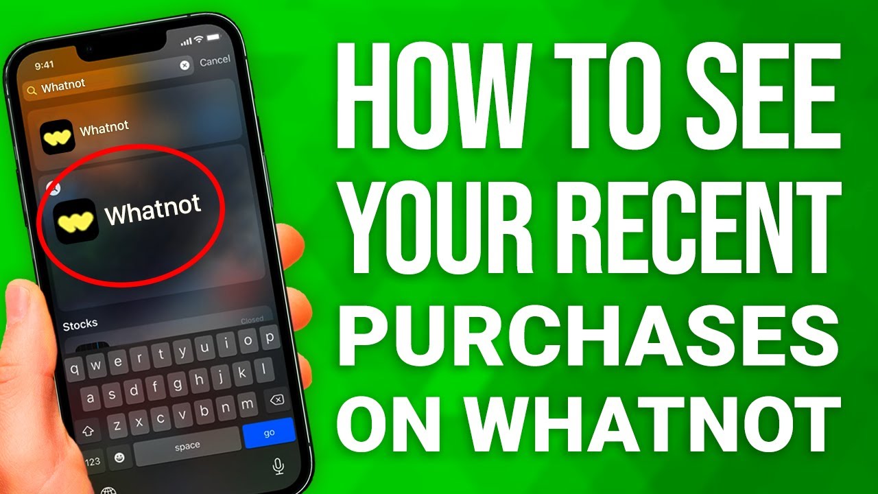 How To See Your Recent Purchases On Whatnot: Quick Guide! - YouTube