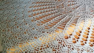 картинка: МК. Красивая скатерть нежно небесного цвета 3- часть (заключительная)