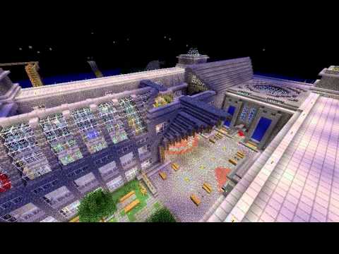 Video: Järnvägsstation Med Skyskrapa