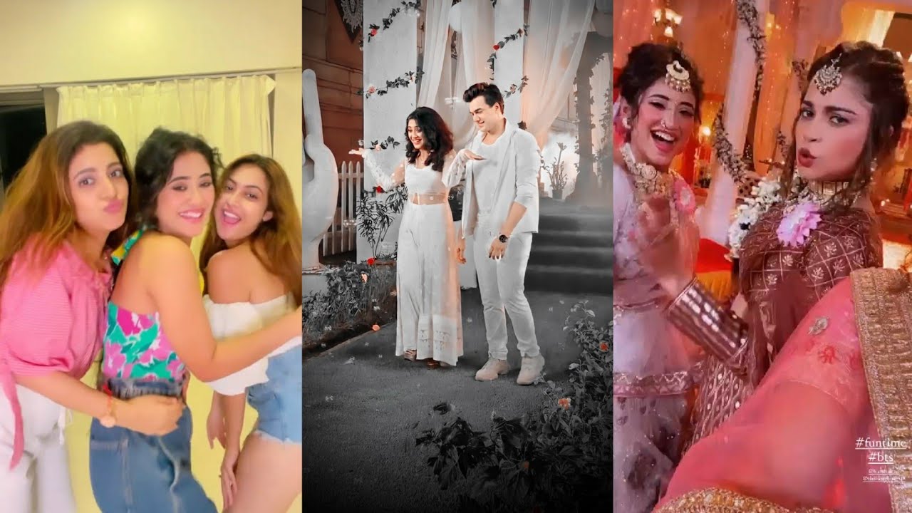 Mohsin Khan And Shivangi Joshi off screen Videos || Yrkkh BTS