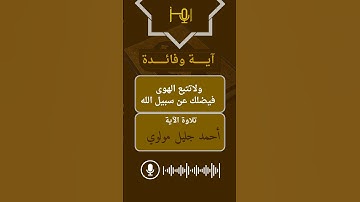 القارئ :أحمد جليل مولوي #قرآن #تلاوات #حالات_واتس