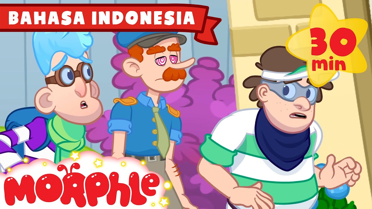 ⁣Bandit Hipno | Morphle dalam bahasa Indonesia | Video untuk Anak-Anak