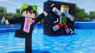 Beating Minecraft With Ice Physics