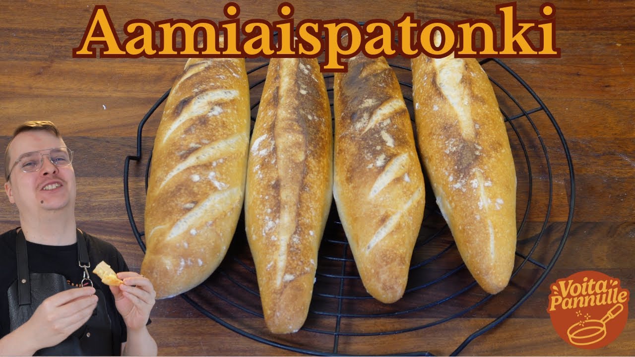 Helppo ja nopea itse tehty aamiaispatonki!