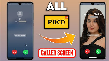 How to take a full screen photo on an incoming call in Poco.