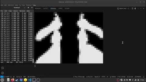 Bad Apple but in Python improved.