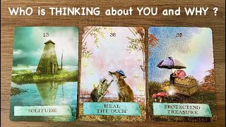 🌿WhO is THINKING about YOU right now and WHY ?🌿Pick a Crad TaroT reading🪴
