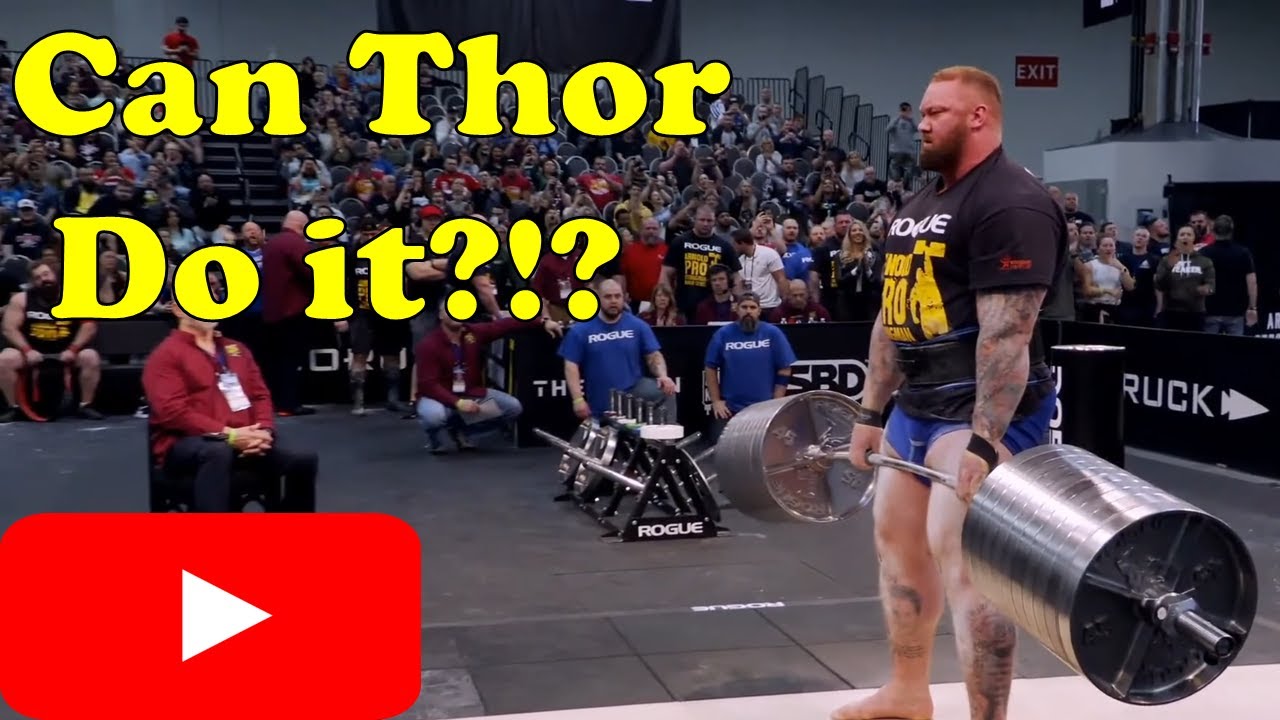 Thor Pulling Can Thor Pull +500kg? - YouTube