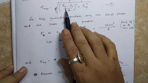 Design against static load: Problem video Part 5