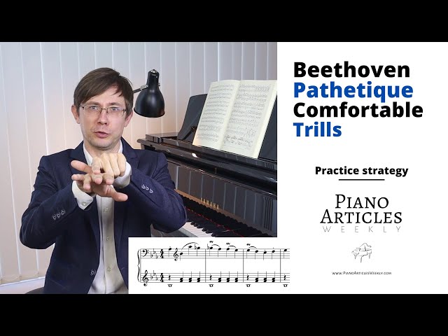 Beethoven Pathetique Sonata op. 13 - trills (bars 57-58) technical tutorial lesson masterclass class=