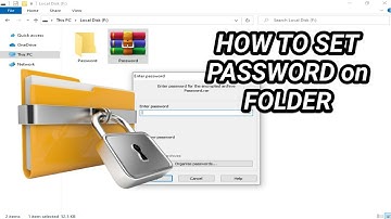 How to Set Password on Folder in || Windows 7,8,10 || in Bangla