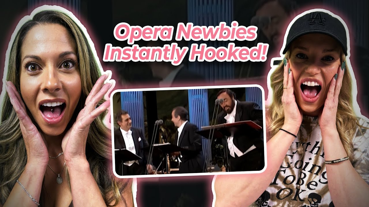 I LOVE IT! American Girls First Time Reaction to Luciano Pavarotti - Libiamo ne’ lieti calici 