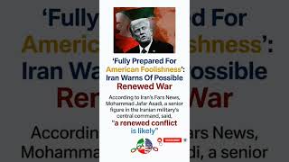 'Fully Prepared For American Foolishness': #news #usa #donaldtrump #america #politics #shortsfeed