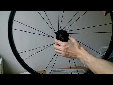 Начало велосезона \ ч.2 - замена задней втулки Joytech на Shimano deore M525, переспицовка