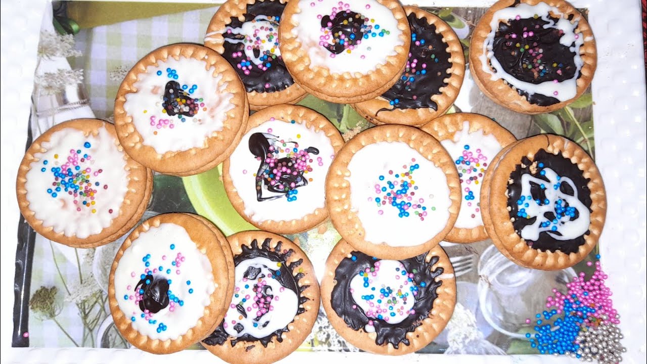 How to make Chocolate coated biscuits/Chocolate dipped biscuit/ Marie