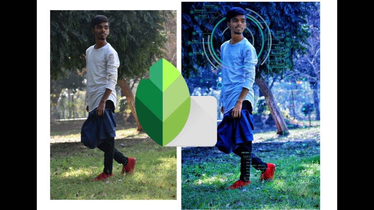 Futuristic Photo Editing Tutorial | Snapseed | YN Edits