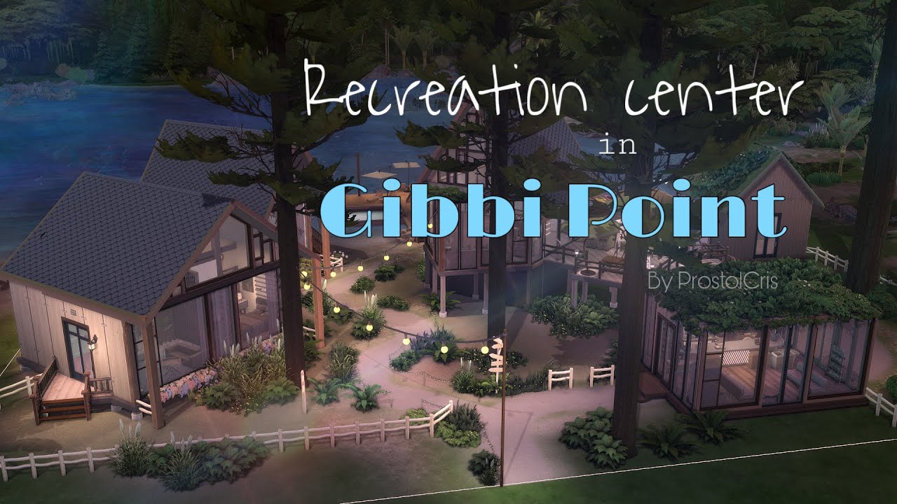 База тихого отдыха в Гибби Пойнт | Авторское заведение | Строительство The Sims 4 |  No CC