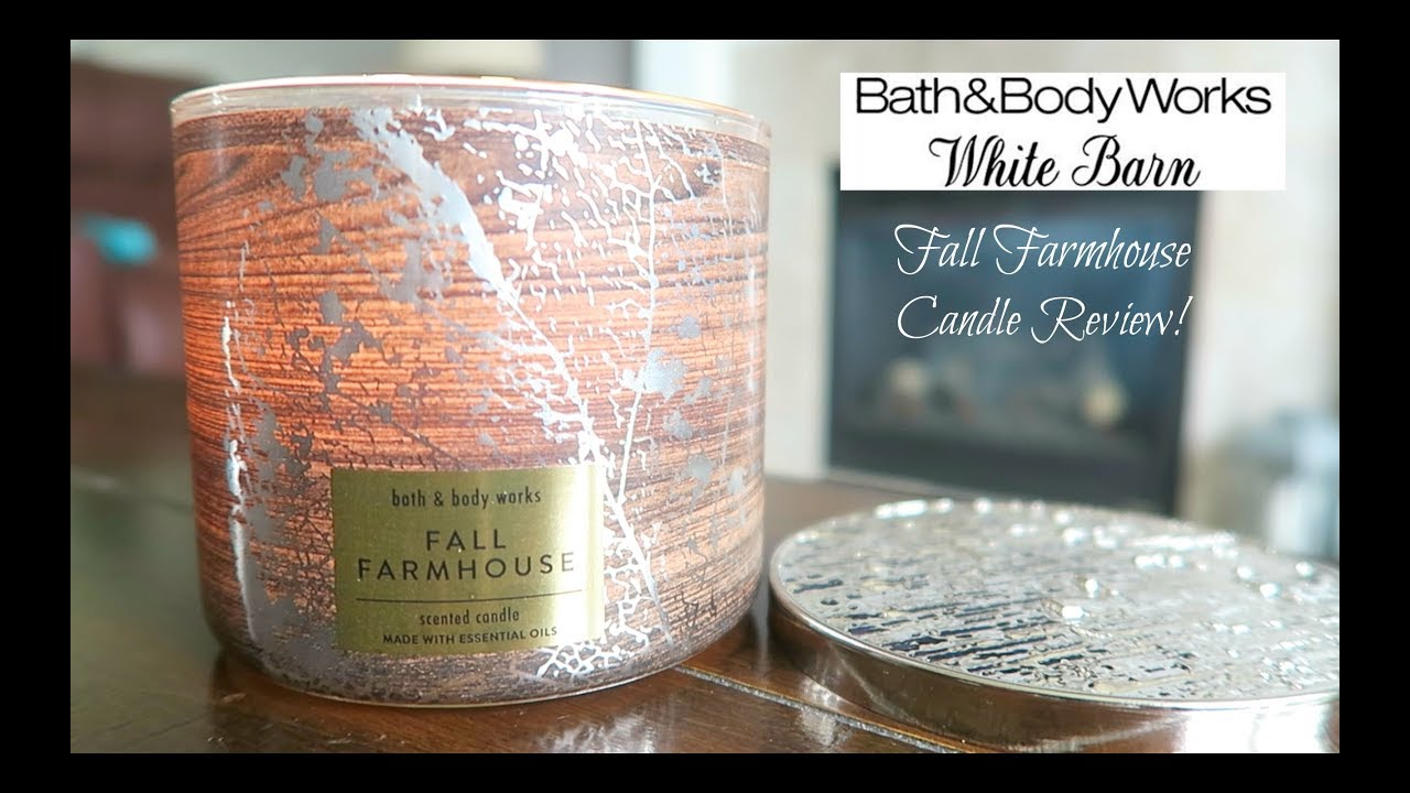 Bath & Body Works Fall Farmhouse Candle Review! YouTube