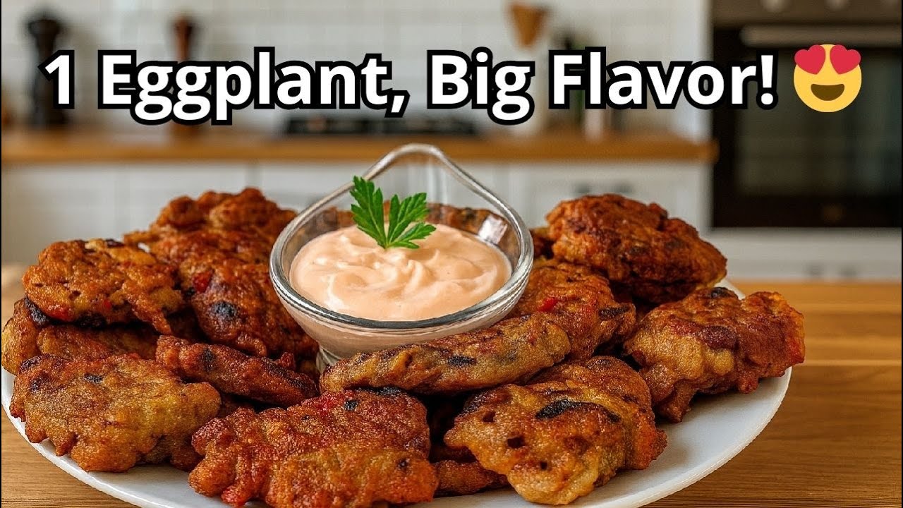 Only 1 Eggplant & ½ Onion 😍 Cheap, Fast & Delicious!