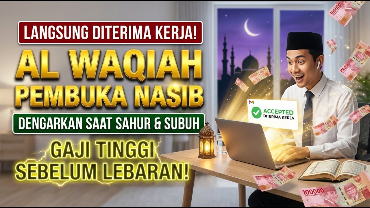 RUTINITAS PAGI BERKAH! Cerita Al Waqiah Undang Rezeki Tak Terduga Ramadhan