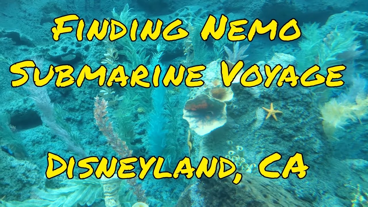 Finding Nemo Submarine Voyage from Disneyland complete ride - YouTube