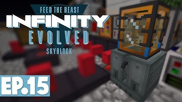 FTB INFINITY EVOLVED SKYBLOCK - ROCKET FUEL, PLASTIC & ENDER IO! #15 [Modded FTB Skyblock]