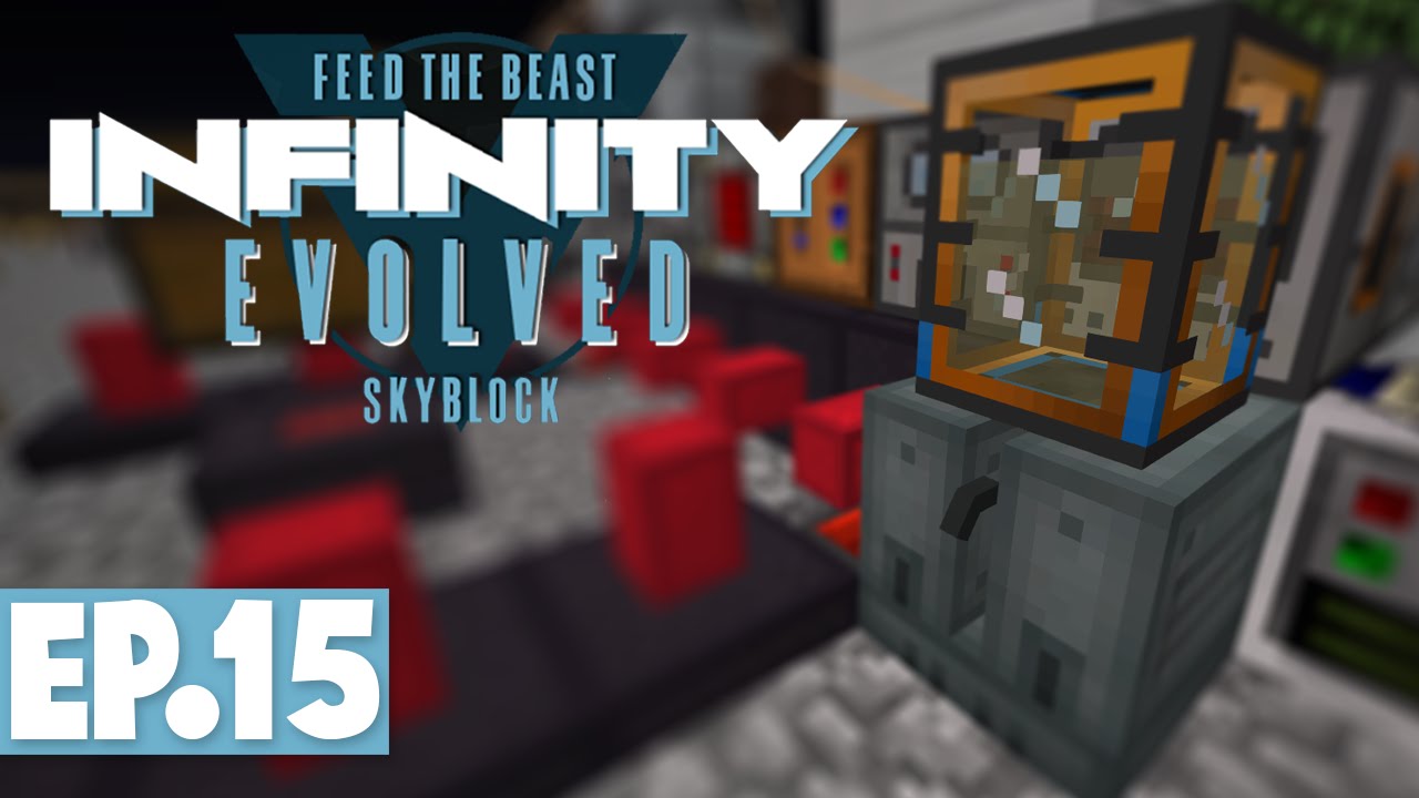 FTB INFINITY EVOLVED SKYBLOCK - ROCKET FUEL, PLASTIC & ENDER IO! #15 ...