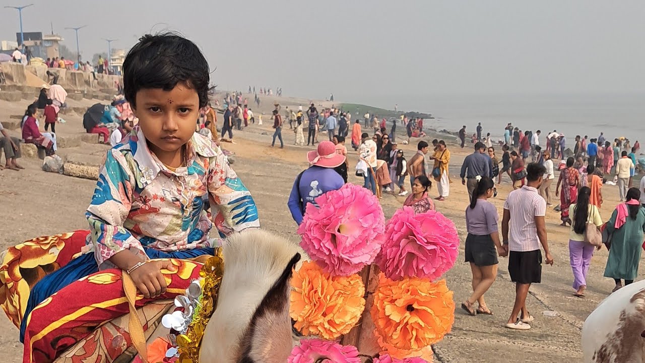 DIGHA SEA BEACH ⛱️ ২৬শে ফেব্রুয়ারি বৃহস্পতিবারের দুপুরে দীঘা সৈকত 🏖️