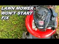 Yard machine lawn mower won't start, how I fixed it.