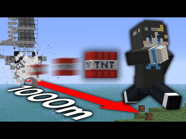 Minecraft Ultra Long Range TNT Sniping Operation! 💥 An unforgettable ...