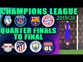 Beat The Keeper - UEFA Champions League Quarter Finals to Final 2019/20 Predictions