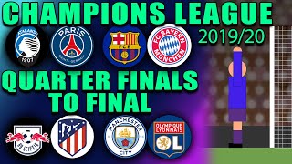 Beat The Keeper - UEFA Champions League Quarter Finals to Final 2019/20 Predictions