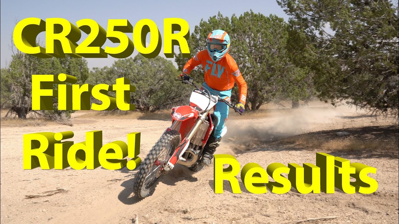 250 ml 2003 Honda CR250R Desert Testing | Post Ride Report!! Best Cornering Bike EVER?