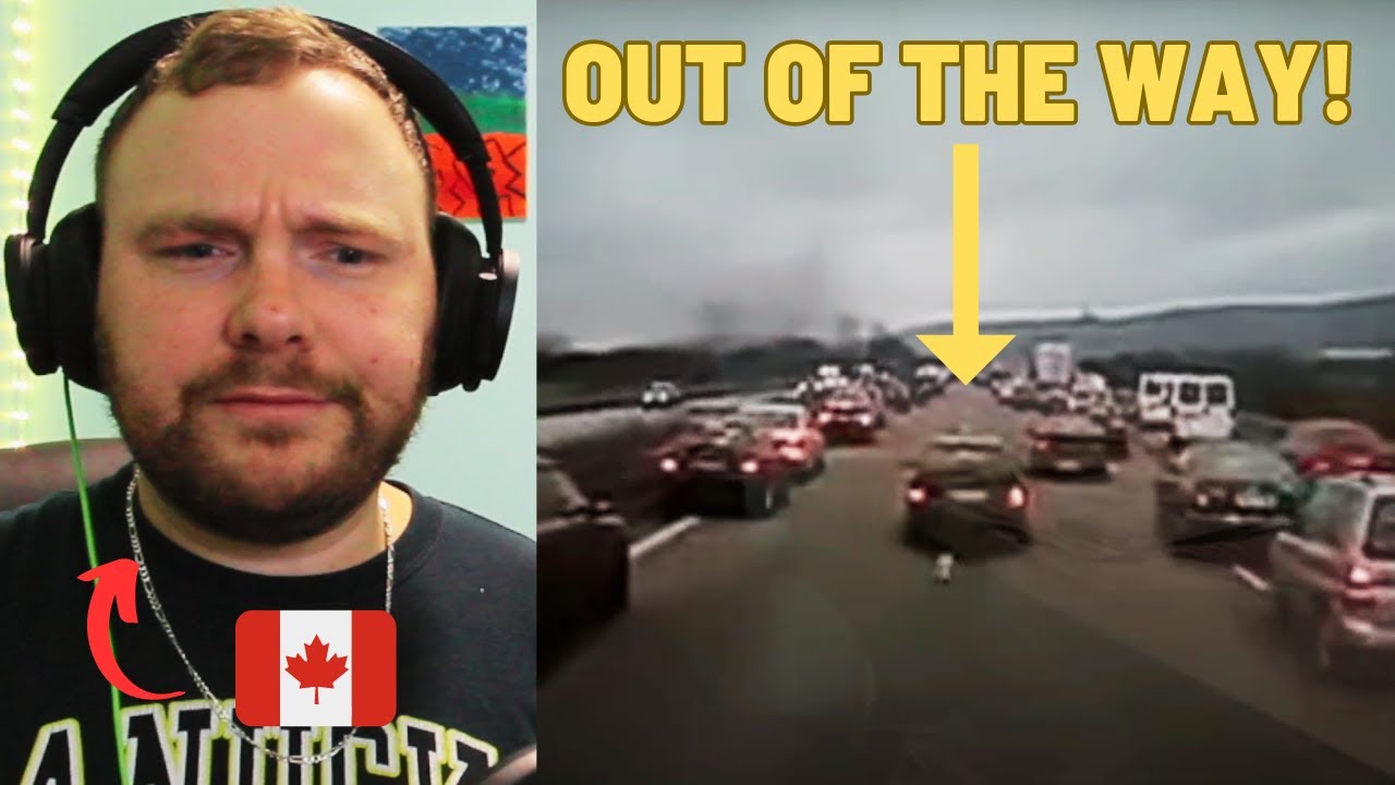How Germans React to Ambulance Siren (Canadian Reaction)