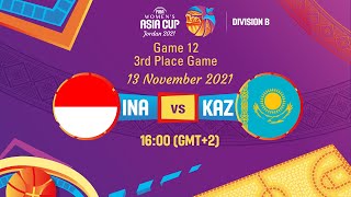 3RD PLACE |  Indonesia v Kazakhstan | Full Game - FIBA Women's Asia Cup 2021